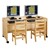 Enterprise Double Computer Desk (Chairs not included)