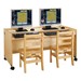 Enterprise Double Computer Desk (Chairs not included)