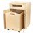 Library Book Return w/ Cart - Interior cart w/ casters shown