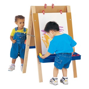 Double Adjustable Easel (Toddler Height)