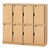 Baltic Birch Stackable Lockers - Double Stack
