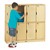 Baltic Birch Stackable Lockers - Double Stack