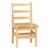 Ladder Back Chair - Set of Two (12" Seat Height)