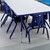 Stackable School Chair w/ Painted Legs - Purple - Table sold separately