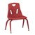 Stackable School Chair w/ Painted Legs - Red