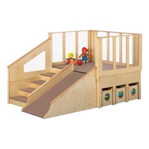 Tiny Tots Play Loft w/ Wooden Bins - Ages 1 to 2
