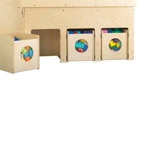 Tiny Tots Play Loft w/ Wooden Bins - Ages 1 to 2