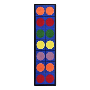 Lots of Dots Rug - Runner (2' 1" W x 7' 8" L)