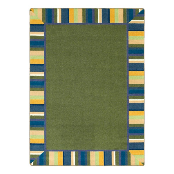 Clean Green Rug - Rectangle - Bold Colors