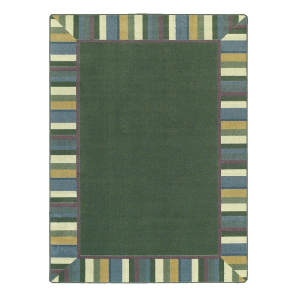 Clean Green Rug - Rectangle - Soft Colors