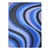 On the Curve Rug - Blue