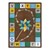Alphabet Pinwheel Rug - Rectangle (5' 4" W x 7' 8" L) - Earth Tone