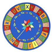 Alphabet Pinwheel Rug