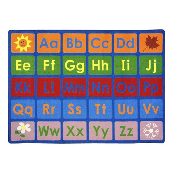 Any Day Alphabet Rug