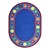 Alphabet Spots Rug - Oval
