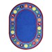 Alphabet Spots Rug - Oval