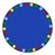 On the Border Rug - Round (5' 4" Diameter) - Bright