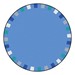 On the Border Rug - Round (5' 4" Diameter) - Soft