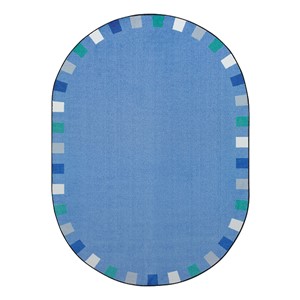 On the Border Rug - Oval - Soft
