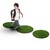 GreenSpace Rug - Round Sitting Spots (Set of 12)