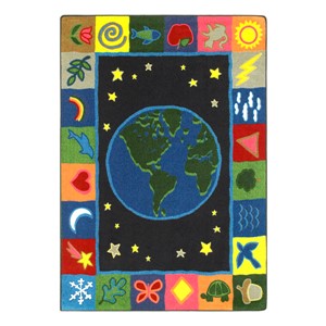 EarthWorks Preschool Rug - Rectangle