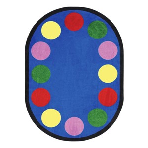 Lots of Dots Rug - Oval