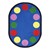 Lots of Dots Rug - Oval