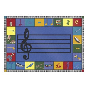 Note Worthy Rug - Preschool Version