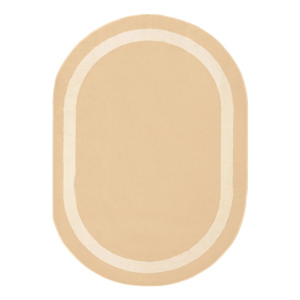 Portrait Rug - Oval - Sandstone