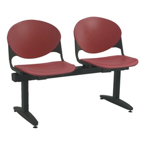 2000 Series Beam Seating – Two Seats – Burgundy