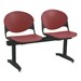 2000 Series Beam Seating – Two Seats – Burgundy