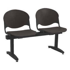 2000 Series Beam Seating – Two Seats – Charcoal
