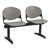 2000 Series Beam Seating – Two Seats – Cool gray