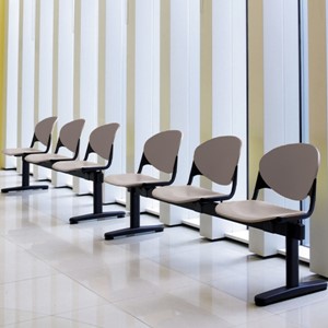 2000 Series Beam Seating – Three Seats - Multiple units shown
