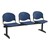 2000 Series Beam Seating - Three Seats - Navy
