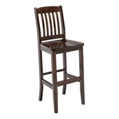 4400 Series Bar-Height Wood Café Stool