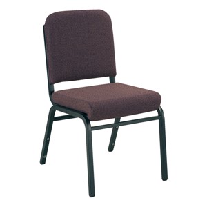 Musician/Choir Chair w/ Fabric Upholstery - Dark Burgundy