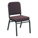Musician/Choir Chair w/ Fabric Upholstery - Dark Burgundy
