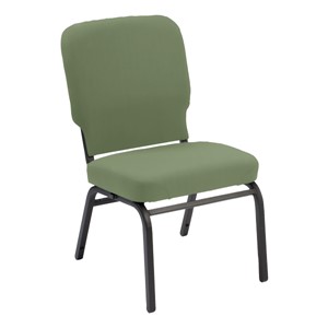 Oversized Antibacterial Vinyl Guest Chair w/o Arms - Granny Smith