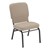 Oversized Antibacterial Vinyl Guest Chair w/o Arms - Oatmeal