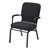 HTB1040 Series Oversized Padded Stack Chair w/ Arms - Black