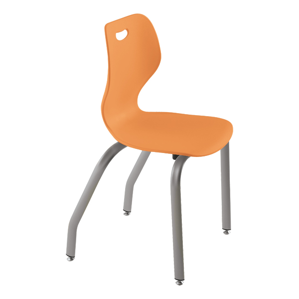 Intellect Wave Music Chair (19" Seat Height) - Shown in tangelo