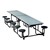 Uniframe Mobile Cafeteria Stool Table