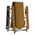 Uniframe Mobile Cafeteria Bench Table - Shown folded