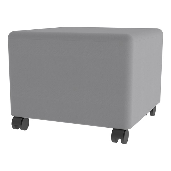 Shapes Series II Vinyl Soft Seating - Cube (12" H) - Caster