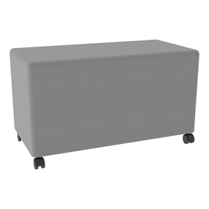 Shapes Series II Vinyl Soft Seating - Rectangle (18" H) - Caster