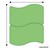Structure Series Mobile Wave Collaborative Whiteboard Table - Grouped Footprint