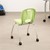 Mobile Structure Series School Chair  - Green Apple, Back