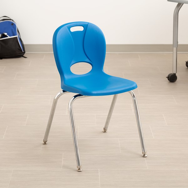 Structure Series School Chair (18" Seat Height) - Brilliant Blue