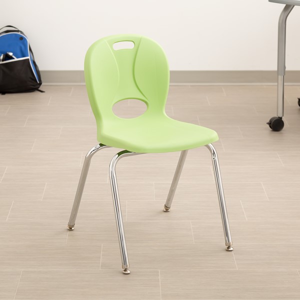 Structure Series School Chair (18" Seat Height) - Green Apple